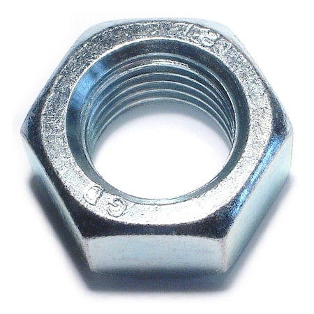 Hex Nut, M22-2.5, Steel, Class 8, Zinc Plated, 4 PK